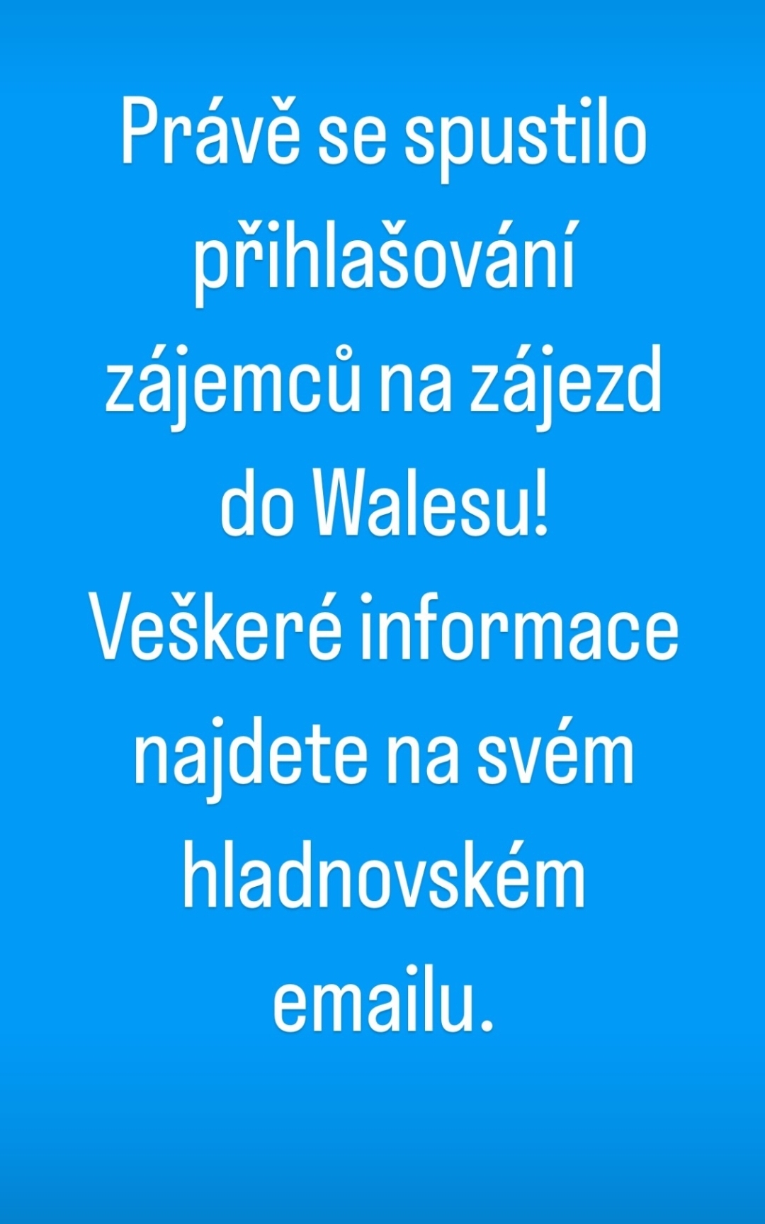 Pojeď s Hladnovem do Walesu! 